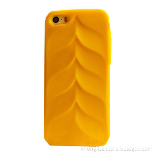 Leaf Cute Silicone Mobile Phone Case for iPhone 5/5S, Easy to Put-on and Remove